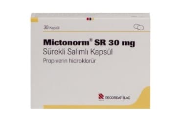 MICTONORM SR 30 MG SUREKLI SALINIMLI 30 KAPSUL İlaç Görseli
