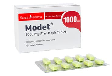 MODET 1000 MG  FILM KAPLI TABLET (60 FILM KAPLI TABLET) İlaç Görseli