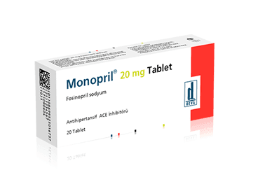 MONOPRIL 20 MG 28 TABLET İlaç Görseli