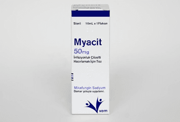 MYACIT 50 MG INFUZYONLUK COZELTI HAZIRLAMAK ICIN TOZ (1 FLAKON) İlaç Görseli