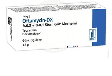 OFTAMYCIN-DX %0,3+%0,1 STERIL GOZ MERHEMI (3,5 G) İlaç Görseli