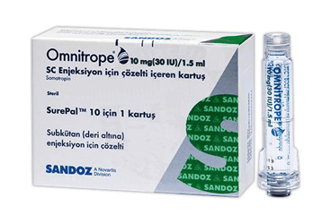 OMNITROPE 10 MG (30 IU)/1,5 ML ENJ. ICIN SOLUSYON ICEREN 1 KARTUS İlaç Görseli