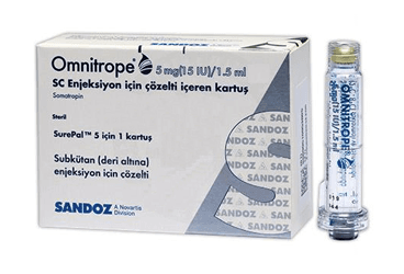 OMNITROPE 5 MG (15 IU)/1,5 ML ENJ. ICIN SOLUSYON ICEREN 1 KARTUS İlaç Görseli