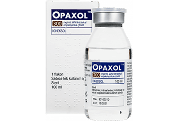 OPAXOL 300 MG I/ML IA/IV/INTRATEKAL ENJEKSIYONLUK COZELTI (1x100ML) İlaç Görseli