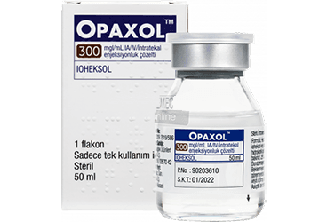 OPAXOL 300 MG I/ML IA/IV/INTRATEKAL ENJEKSIYONLUK COZELTI (1x50ML) İlaç Görseli