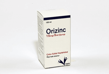 ORIZINC 15 MG/5 ML 100 ML SURUP İlaç Görseli