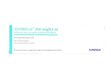 OVITRELLE 250 MIKROGRAM/0,5 ML KULLANIMA HAZIR SIRINGADA ENJEKSIYONLUK COZELTI İlaç Görseli