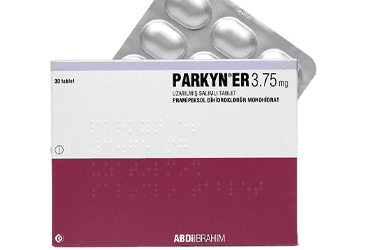 PARKYN ER 3,75 MG UZATILMIS SALIMLI TABLET (30 TABLET) İlaç Görseli