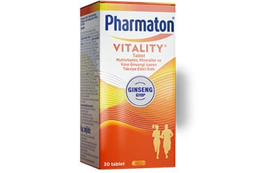 PHARMATON VITALITY TABLET 30 tablet İlaç Görseli