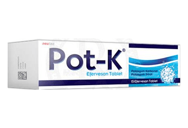 POT-K 1,56 G EFERVESAN TABLET (30 TABLET) İlaç Görseli