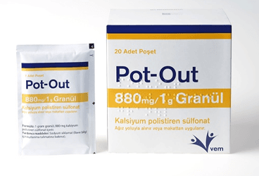 POT-OUT 880 MG / 1 G GRANUL (20 ADET) İlaç Görseli