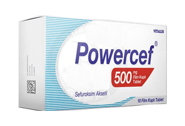POWERCEF 500 MG 10 FILM KAPLI TABLET İlaç Görseli
