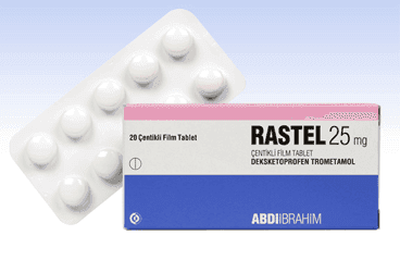 RASTEL 25 MG 20 CENTIKLI FILM TABLET İlaç Görseli