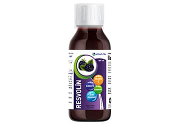 RESVOLIN VITAMIN C, RESVERATROL, CINKO VE KUERSETIN ICEREN SIVI TAKVIYE EDICI GIDA 150 ml şişe İlaç Görseli