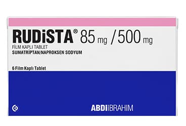 RUDISTA 85 MG/500 MG FILM KAPLI TABLET (6 TABLET) İlaç Görseli