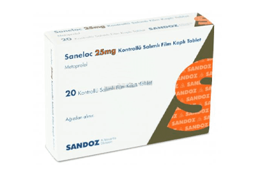 SANELOC 25 MG KONTROLLU SALIMLI FILM KAPLI TABLET (20 TABLET) İlaç Görseli