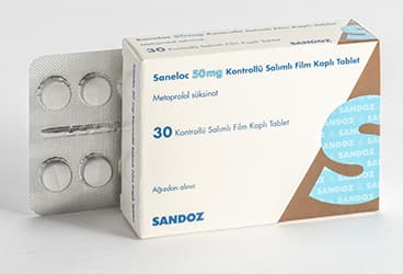 SANELOC 50 MG DEGISTIRILMIS SALIMLI FILM KAPLI TABLET(30 TABLET) İlaç Görseli