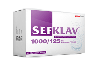 SEFKLAV 1000/125 MG 20 EFERVESAN TABLET İlaç Görseli