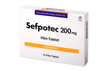 SEFPOTEC 200 MG 14 FILM TABLET İlaç Görseli