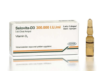 SELOVITA-D3 300000 IU/ML IM COZELTI (1 AMPUL) İlaç Görseli