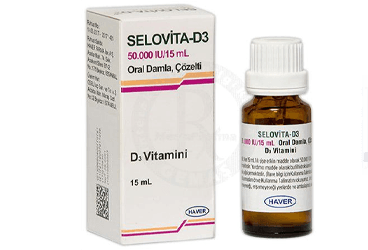 SELOVITA-D3 50000 IU/15 ML ORAL DAMLA, COZELTI (1 SISE) İlaç Görseli