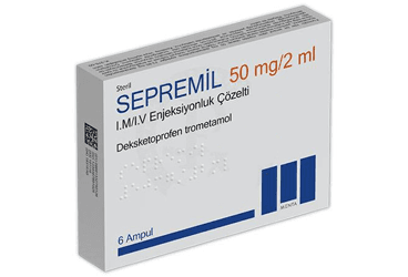 SEPREMIL 50 MG/2 ML I.M./I.V. ENJEKSIYONLUK COZELTI (6 AMPUL) İlaç Görseli