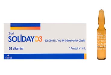 SOLIDAY D3 300.000 I.U./ML IM ENJEKSIYONLUK COZELTI (1 AMPUL) İlaç Görseli