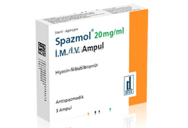 SPAZMOL 20 MG/ML I.M./I.V./S.C. ENJEKSIYONLUK COZELTI ICEREN AMPUL (3 AMPUL) İlaç Görseli