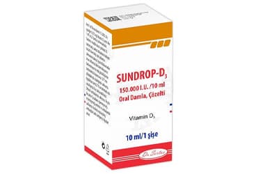 SUNDROP-D3 150.000 IU/10 ML ORAL DAMLA, COZELTI İlaç Görseli