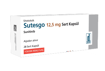 SUTESGO 12,5 MG SERT KAPSUL (28 KAPSUL) İlaç Görseli