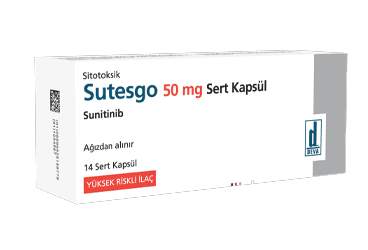 SUTESGO 50 MG SERT KAPSUL (14 KAPSUL) İlaç Görseli