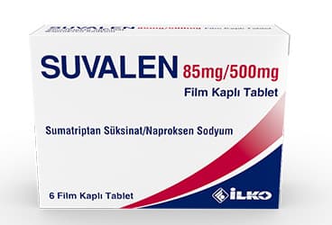 SUVALEN 85 MG/500 MG FILM KAPLI TABLET (6 ADET) İlaç Görseli