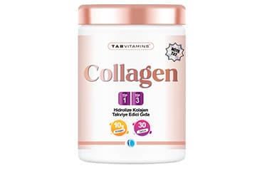 TABVITAMINS COLLAGEN HIDROLIZE KOLLAJEN ICEREN TAKVIYE EDICI GIDA 30 servis İlaç Görseli
