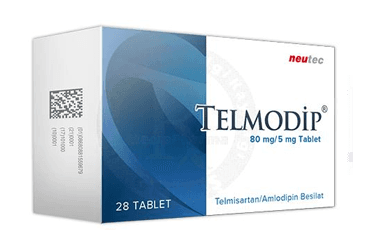 TELMODIP 80 MG/5 MG 28 TABLET İlaç Görseli