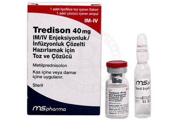 TREDISON 40 MG IM/IV ENJEKSIYONLUK/INFUZYONLUK COZELTI HAZIRLAMAK ICIN TOZ VE COZUCU (1 FLAKON + 1 COZUCU AMPUL) İlaç Görseli