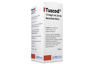 TUSCOD 7,5 MG/5 ML SURUP 100 ML İlaç Görseli