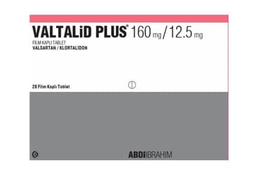 VALTALID PLUS 160 MG/12,5 MG FILM TABLET (28 TABLET) İlaç Görseli