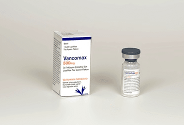 VANCOMAX 500 MG IV INFIZYON COZELTI ICIN LIYOFILIZE TOZ ICEREN FLAKON İlaç Görseli