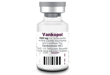 VANKOPOL 1000 MG IV INFUZYONLUK VE ORAL COZELTI HAZIRLAMAK ICIN LIYOFILIZE TOZ, 1 FLAKON İlaç Görseli