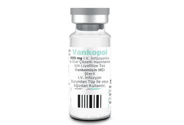 VANKOPOL 500 MG IV INFUZYONLUK VE ORAL COZELTI HAZIRLAMAK ICIN LIYOFILIZE TOZ, 1 FLAKON İlaç Görseli