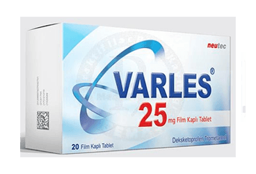 VARLES 25 MG 20 FILM KAPLI TABLET İlaç Görseli