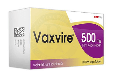 VAXVIRE 500 MG 42 FILM KAPLI TABLET İlaç Görseli