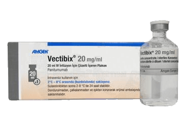 VECTIBIX 20 MG/ML, 5 ML INFUZYON ICIN COZELTI ICEREN FLAKON  (1 FLAKON) İlaç Görseli