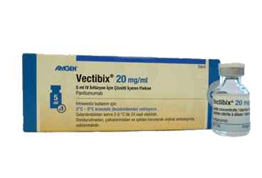 VECTIBIX 20 MG/ML, 20 ML INFUZYON ICIN COZELTI ICEREN FLAKON (1 FLAKON) İlaç Görseli