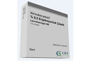 VEINDOCANOL %0,5 ENJEKSIYONLUK COZELTI İlaç Görseli