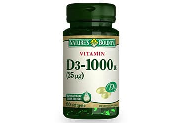 NATURES BOUNTY VITAMIN D3 YUMUSAK JELATIN KAPSUL 1000 IU 100 kapsül İlaç Görseli