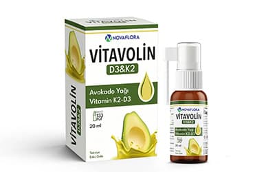 VITAVOLIN D3&K2 SIVI TAKVIYE EDICI GIDA 20 ml şişe İlaç Görseli