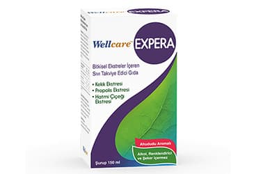 WELLCARE EXPERA BITKISEL EKSTRELER ICEREN SIVI TAKVIYE EDICI GIDA 150 ml şişe İlaç Görseli