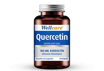 WELLCARE QUERCETIN ICEREN TAKVIYE EDICI GIDA 60 kapsül İlaç Görseli