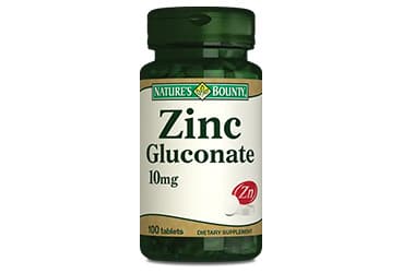 NATURES BOUNTY ZINC GLUCONATE TABLET 10 mg 100 tablet İlaç Görseli